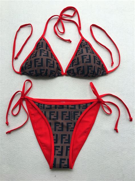 fendi swimsuit replica|fendi bikini orange.